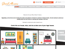Tablet Screenshot of dhabramslaw.com